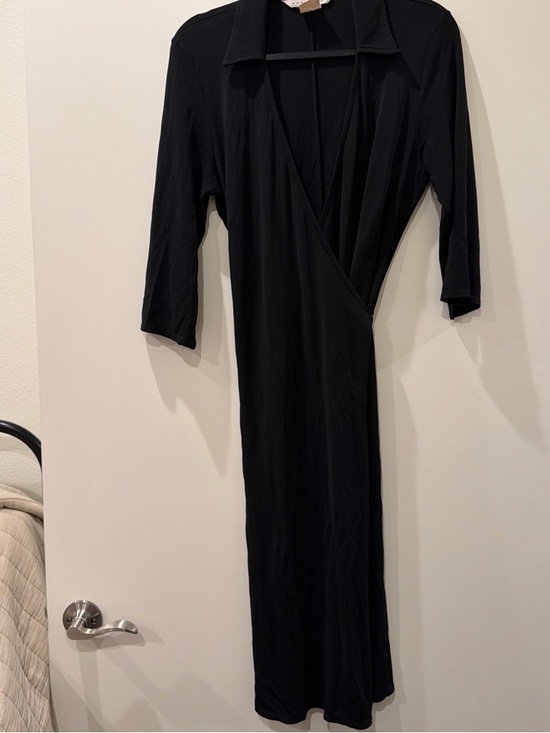 Max Studio Dresses & Skirts - Max Studio Black Top with Branded Neckline